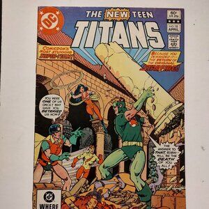 NEW TEEN TITANS # 18 STARFIRE Script by Marv Wolfman Cover by George Perez